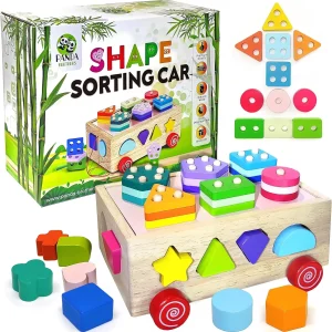 Wooden Shape Sorter Toy