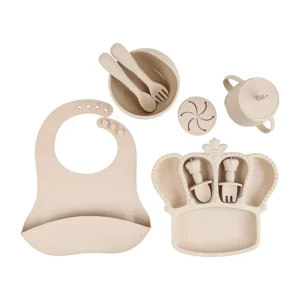 9Pcs Feeding Set Suction Bowl