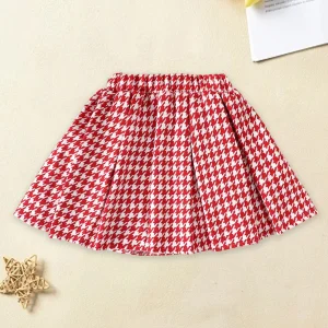 Baby Girl Plaid Ruffle Skirt All Seasons