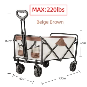 Heavy Duty Large Capacity Folding wagan